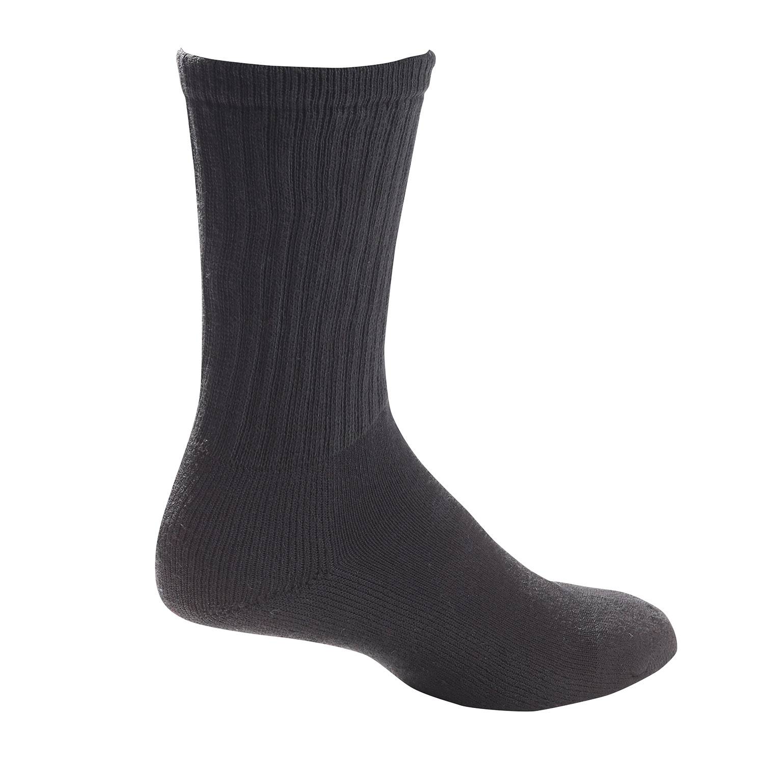 Pro Feet Stretch Black Crew - Medium